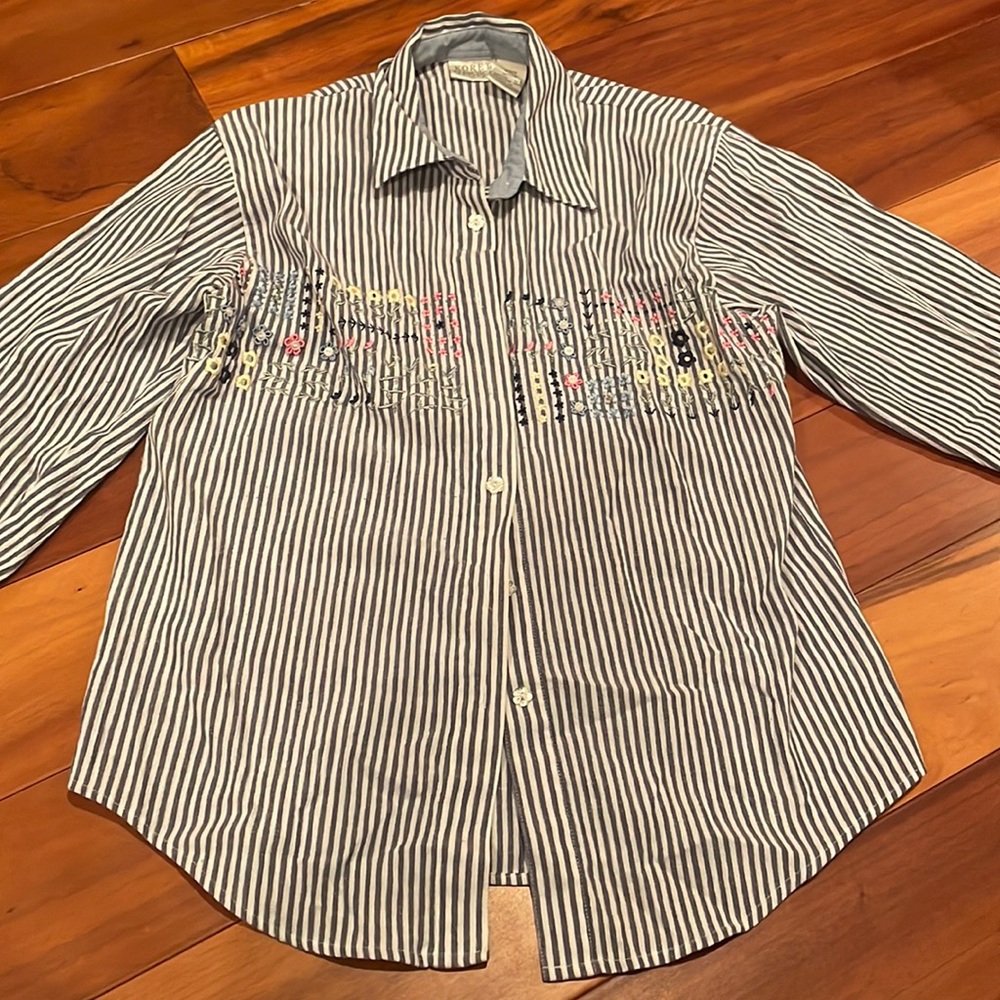 KORET FRANCISCA EMBROIDERED BLOUSE